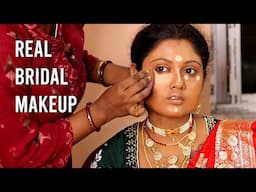 Best Real Bridal Makeup Tutorial / Sweat Proof Makeup Step By Step/Summer Long Lasting Bridal Makeup