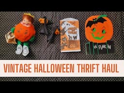 VINTAGE HALLOWEEN DECOR THRIFT HAUL || Thrifted finds for Halloween 🎃 || Vintage Halloween Decor