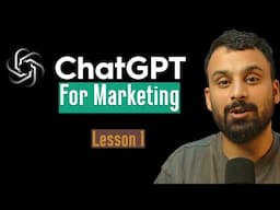 ChatGPT for digital marketers | Lesson 1 | Introduction