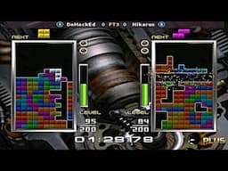 Tetris The Absolute The Grand Master 2 - DeHackEd vs Hikaru FT3