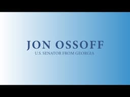 COVID Relief Town Hall with Senator Jon Ossoff