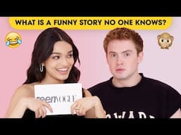 Kit Connor & Rachel Zegler Expose Each Other With Personal Questions | Teen Vogue