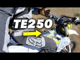 This NEW 2024 Husqvarna TE250 IS AMAZING!!