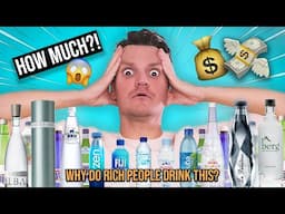 Taste Testing RICH PEOPLE WATER for 18 minutes. Is there ACTUALLY a difference? - Philip Green