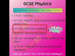 GCSE Physics Tutoring | Live and Weekly