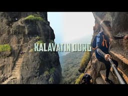 Breathtaking 80 Degree inclined stairs at Kalavatin durg | captured by 3 different drones 🚁