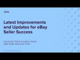 Latest improvements and updates for eBay seller success