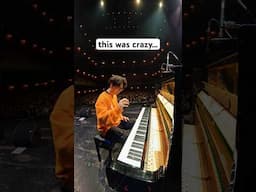 this was SOOOOO CRAZY……. 😱😱😱👏👏👏👏 #tour #music #concert #piano #cover #performance #live #song