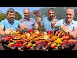 Authentic Daş Arası Recipe on Village Cooking Channel with Boys | Cooking Boys Special Dash Arasi