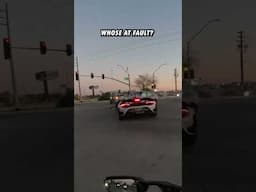 Who is at fault here?? $500,000 car totaled