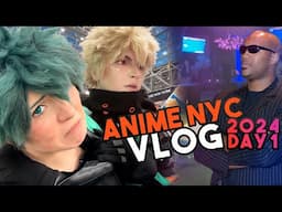 Getting past a BOUNCER in COSPLAY... | Anime NYC Vlog [ Day 1] My Hero Academia Cosplay