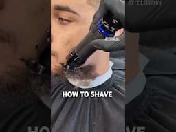 HOW TO SHAVE WITH HAIR LINERS 💈 #barber #shorts