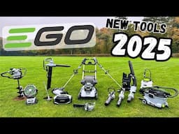 First Test with EGO 2025 NEW Machines - Aerator - Sprayer - Leaf Vac - WORLDS MOST POWERFUL BLOWER!