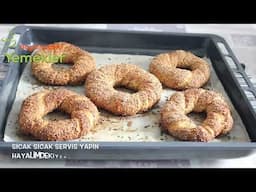 Evde Simit Nasıl Yapılır / Simit Tarifi ( Pekmezli )