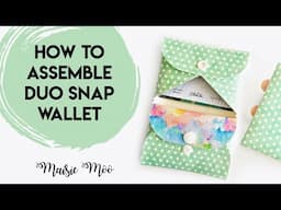 DIY No Sew Faux Leather Duo Wallet