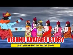 Vishnu Avatars Story | Lord Vishnu Kurma Avatar | Vishnu Stories