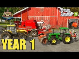 I Spent 1 Year Farming Riverbend Springs in Farming Simulator 25