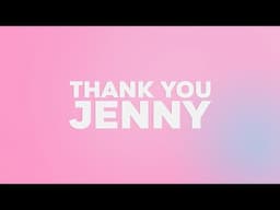 Thank you Jenny!