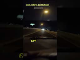 Biker Slammed on Exit Lane