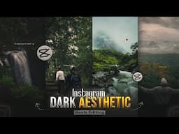 Instagram Trending Dark AESTHETIC reels Editing | Capcut video editing | Hindi Tutorial