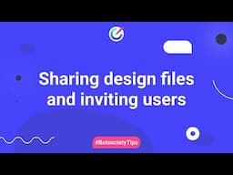 Sharing design files and inviting users