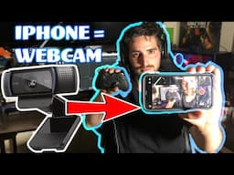 How to use your phone as a webcam to stream on youtube or twitch