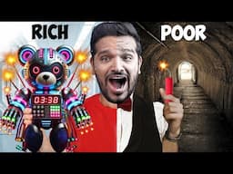 RICH VS POOR DIWALI CRACKERS CHALLENGE *Rs 10,00,000*