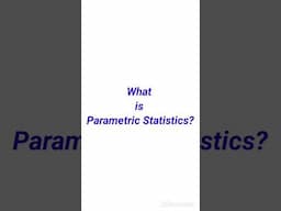 #statistics #parametricstatistics #psychologystatistics #whatisparametricstatistics #parametrictest