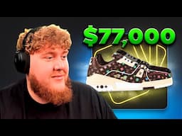 So I spent $77,000 on these shoes...