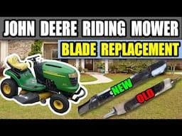 Riding Mower Blade Replacement