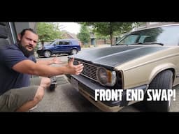 Volvo 140 front end swap on a volvo 740! and the quest for a 500whp b230ft!