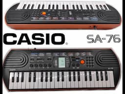 CASIO SA-76  - DEMO songs