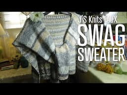 J's Knit - The Faux Swag Sweater 101.  EP. 232.  #newvideo