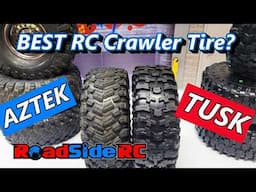 Tire Battle!! JConcepts Tusks vs Proline Aztek RC Crawler Tire Test