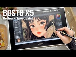 🍃 BOSTO X5 Pen Computer Review + Speedpaint