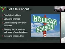 Caregiving and the Holidays: Practical Tips for Thriving w/ Paula Hill & Zanda Hilger Nov 11 2024