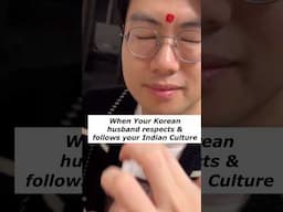 When Your Korean Husband follows your culture