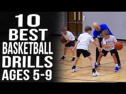 10 Best Basketball Drills For Beginners Ages 5-9 | Fun Basketball Drills