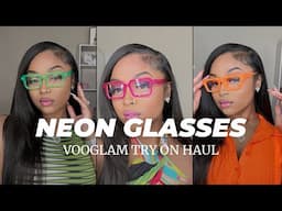 * NEW * NEON GLASSES COLLECTION HAUL ft. Vooglam | Ari J.