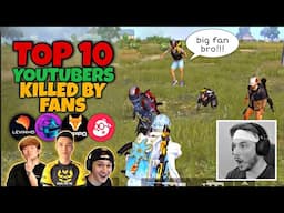 TOP 10 Youtubers Killed By Toxic Fans | Pubg Mobile | BGMI