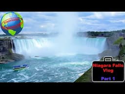 Niagara Falls, Canada travel vlog Part 1 - Waterfalls, dinosaurs, Frankenstein & carnival games