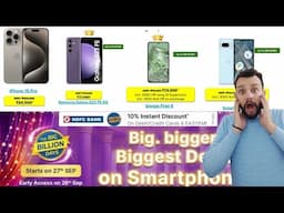 Big Billion Days SmartPhone Biggest Deals - Iphone, Samsung Galaxy S23, Pixel And More - Don't Skip!