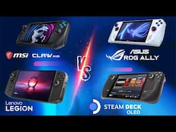 Battle of the Best Handheld Consoles: Lenovo Legion Go, MSI CLAW, Asus ROG Ally, Steam Deck OLED