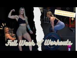 Full Week of Workouts | 4 Day Split | 16 Weeks Postpartum