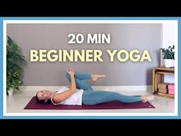 20 min Beginner Yoga - Full Body Stretch (No Props Needed)