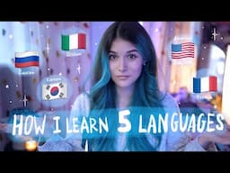 how i learn 5 languages // language study tips