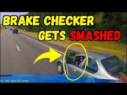 Best of Brake Check Gone Wrong, Instant Karma 2024 | Road Rage, Insurance Scam, Car Crashes. USA