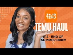 Unboxing My Temu Mini Haul!! | Temu Haul #12 | End of Summer Fun