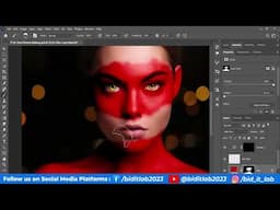 Halloween Makeup Design & Tutorial - Adobe Photoshop l Devil Makeup Design l BID IT Lab l #tutorial