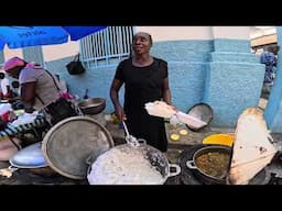 Looking for an Apartment in cap Haitien 🇭🇹Trying the Street Food | Rice beans Sauce and Legumes